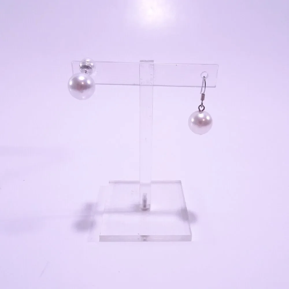 Joomi Lim  Women's Triple Sphere Pearl Mixed Earrings Set NWOT 138